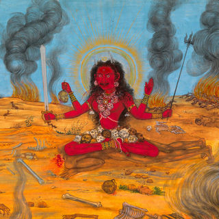 Cover art for Autaar’s 2023 commission vor the band Vāmācāra.
